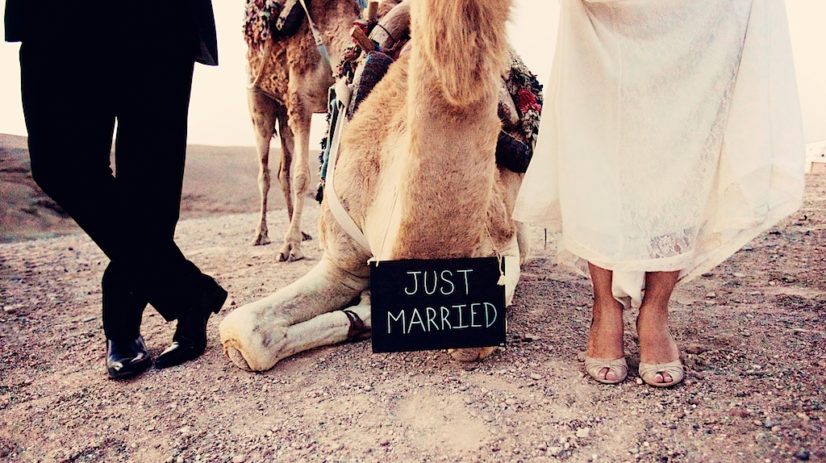 wedding in Marrakech Camel shoes ©lasdecoeur