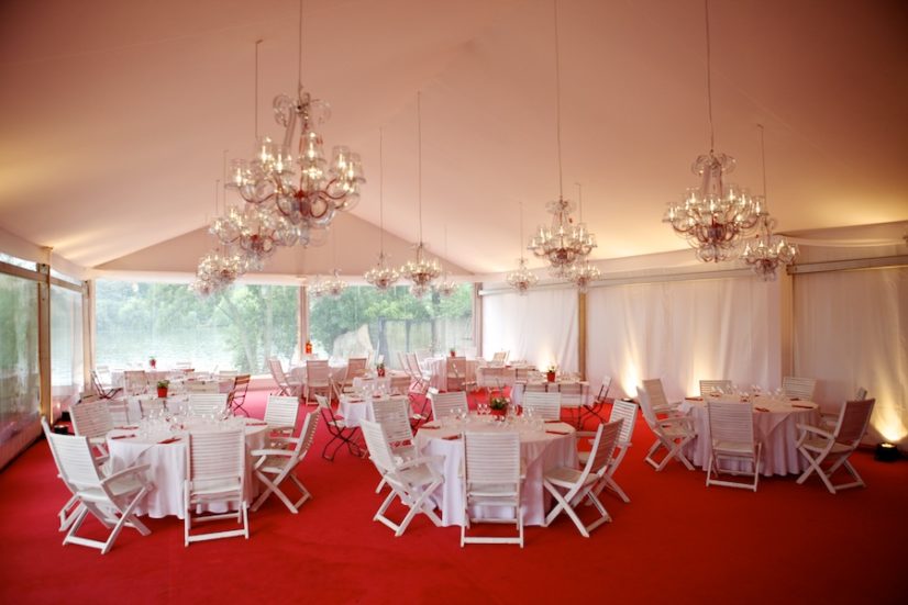 Déco Soirée Rouge Et Blanc