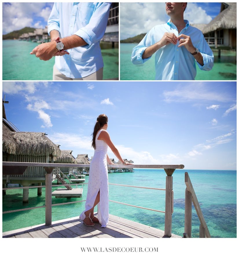 Mariage dans les iles Bora Bora Tahiti ©lasdecoeur