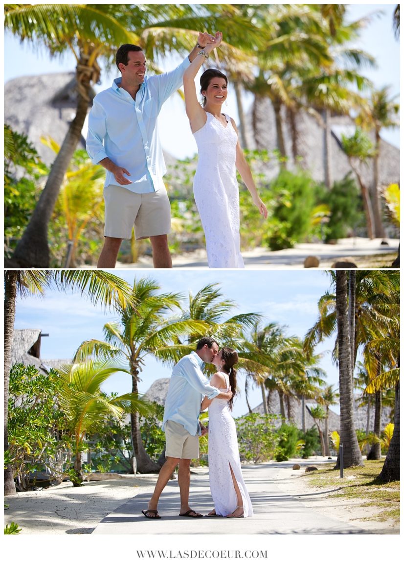 Mariage dans les iles Bora Bora Tahiti ©lasdecoeur