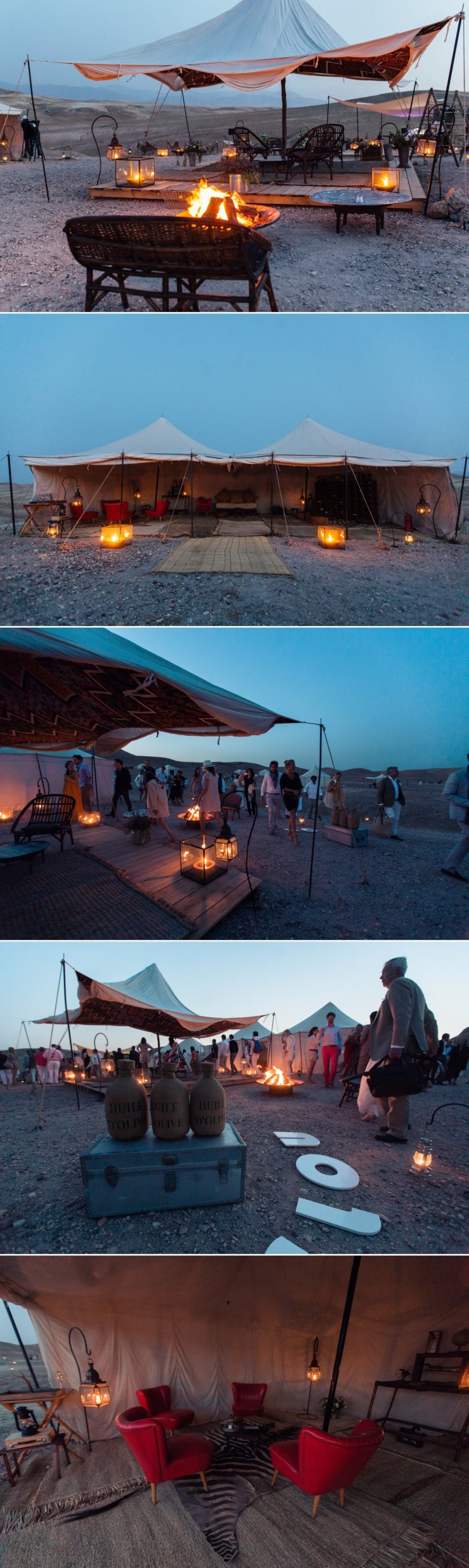 Camp mariage dans le desert Scarabéo