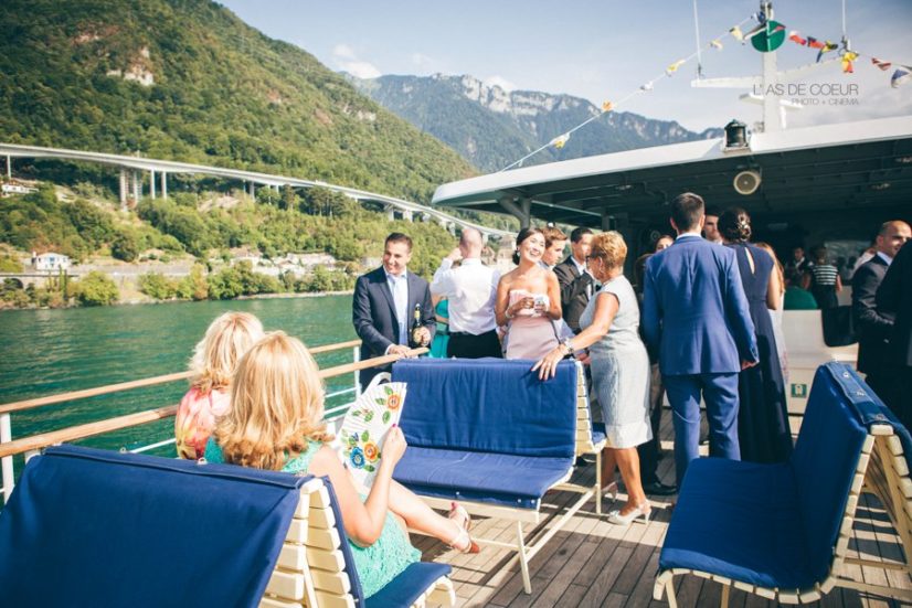 Photos mariage lac leman suisse