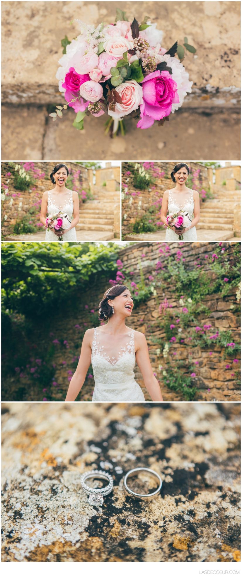 Photo bouquet mariage Chateau Lyon ©lasdecoeur