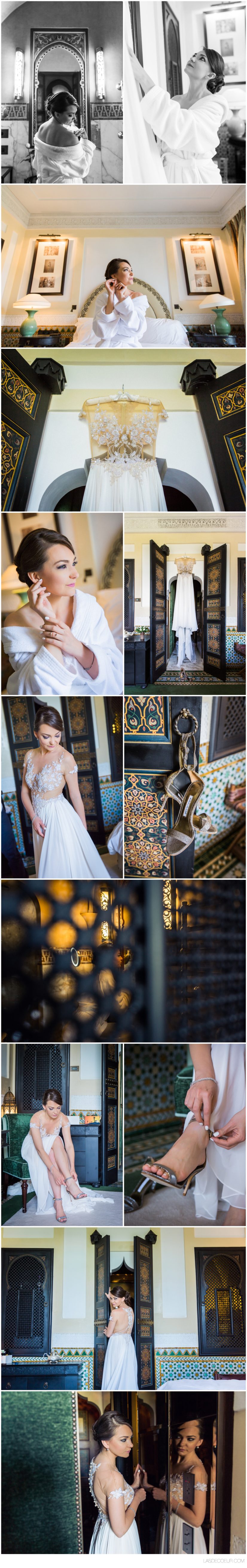 Photo mariage Marrakech préparatif La Mamounia