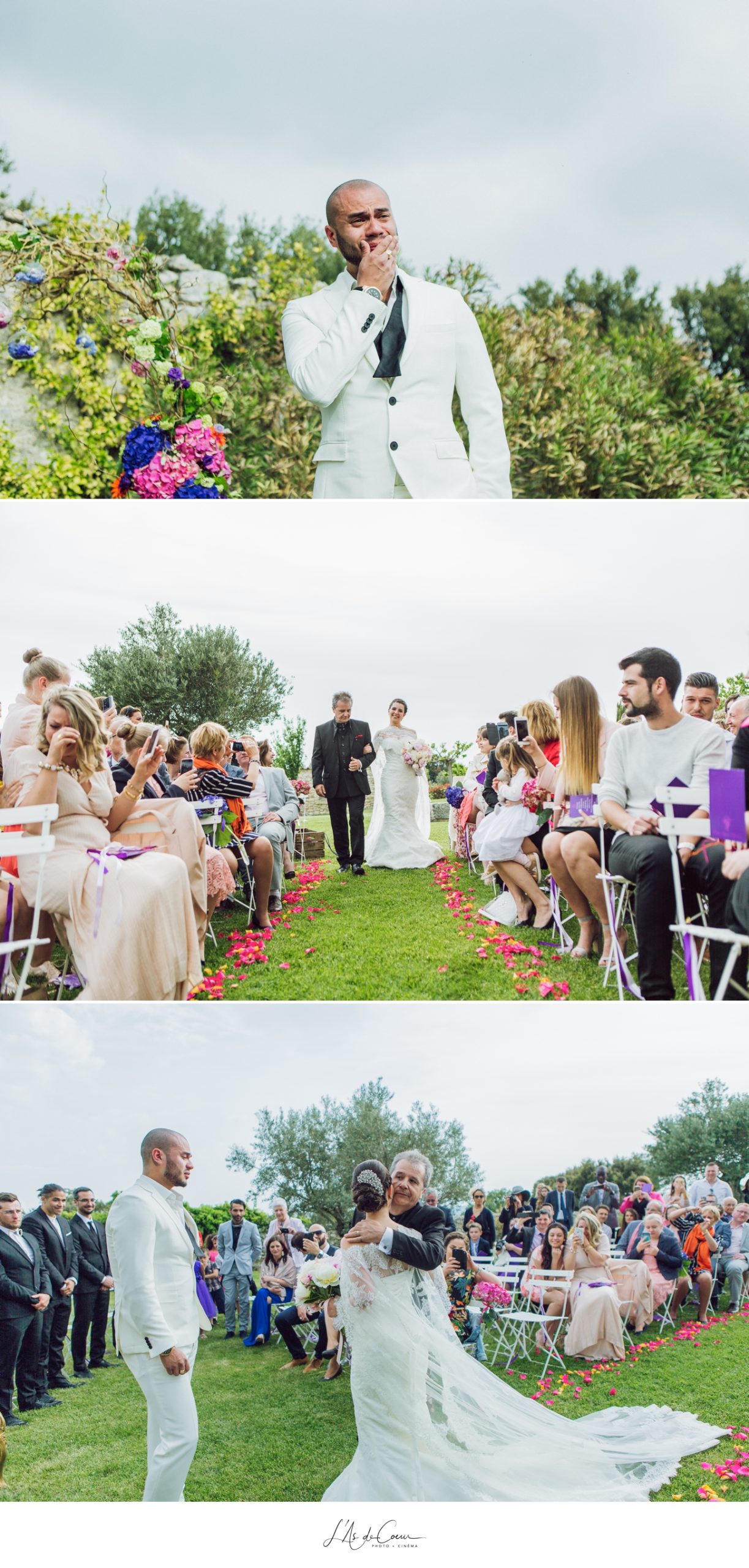 entrée mariée ceremonie laÏque drome provençal ©lasdecoeur