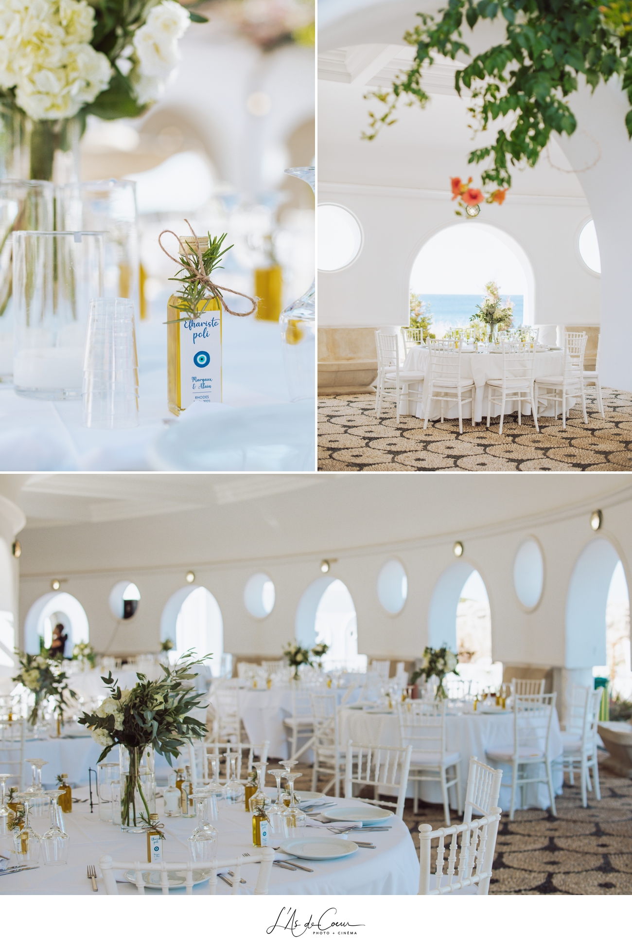 Photographe mariage grece wedding photographer greece Kallathea Springs decoration