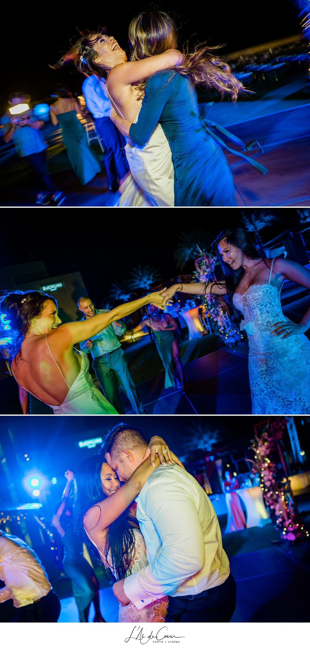 Caribbean wedding photographer party