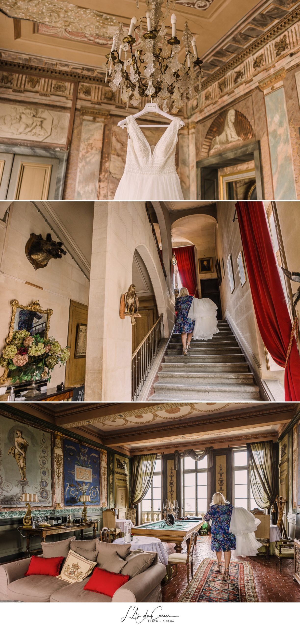Robe de mariée château Beaujolais 